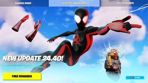 Fortnite Miles Morales Update